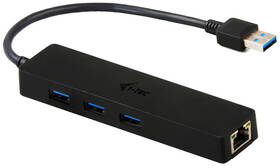 USB Hub i-tec USB 3.0 / 3x USB 3.0 + LAN (U3GL3SLIM) černý