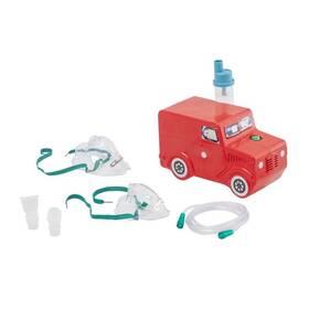 Dětský inhalátor kompresorový Nimo HNK-NBL-CAR červený - rozbaleno - 24 měsíců záruka
