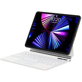 Pouzdro na tablet s klávesnicí Baseus s digitálním displejem Brilliance Series Pro na Apple iPad Pro 11" (2018/2020/2021/2022)/iPad Air4/Air5 10.9" (ARJK010102) bílé - zánovní - 24 měsíců záruka