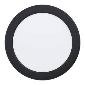 Vestavné svítidlo Eglo Fueva 5, kruh, 16,6 cm, teplá bílá, IP44 (99212) černé