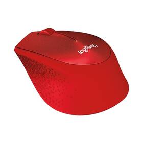 Myš Logitech M330 Silent Plus (910-004911) červená / optická / 3 tlačítka / 1000dpi - rozbaleno - 24 měsíců záruka