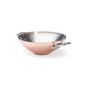 Pánev WOK de Buyer 6247.32, 32 cm měď
