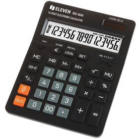 Kalkulačka Eleven SDC664S, stolní, šestnáctimístná (SDC-664S) černá