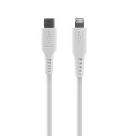 Kabel FIXED Liquid silicone USB-C/Lightning s podporou PD, MFi, 2m (FIXDLS-CL2-WH) bílý