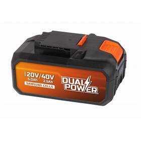 Akumulátor POWERPLUS Dual Power POWDP9037 40V / 2,5Ah SAMSUNG - zánovní - 12 měsíců záruka