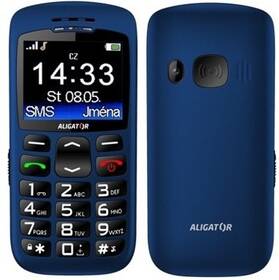 Mobilní telefon Aligator A670 Senior (A670BE) modrý