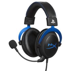 Headset HyperX Cloud Gaming pro PS4/PS5 (4P5H9AM) černý/modrý