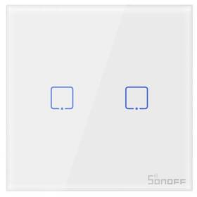 Vypínač Sonoff wireless 433MHz smart wall switch T2EU2C-RF (2-channel) (M0802030010)