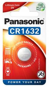 Baterie lithiová Panasonic CR1632, blistr 1ks (CR-1632EL/1B)
