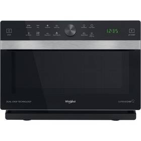 Mikrovlnná trouba Whirlpool MWSC 833 SB stříbrná barva
