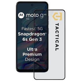 Tvrzené sklo Tactical 5D na Motorola G45 černá barva
