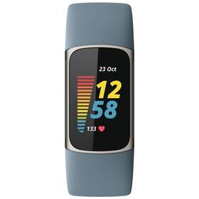 Fitness náramek Fitbit Charge 5 - Steel Blue (FB421SRBU)