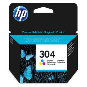 Inkoustová náplň HP 304, 100 stran - CMY (N9K05AE)