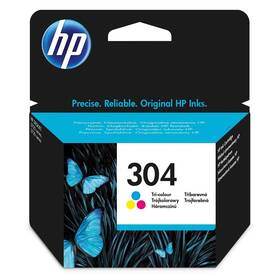 Inkoustová náplň HP 304, 100 stran - CMY 
