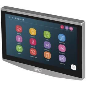 Přídavný monitor EMOS GoSmart IP-750B pro videotelefon IP-750A (H4021) stříbrný
