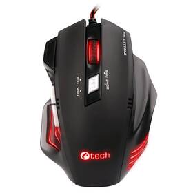 Myš C-Tech Akantha (GM-01R) černá/červená