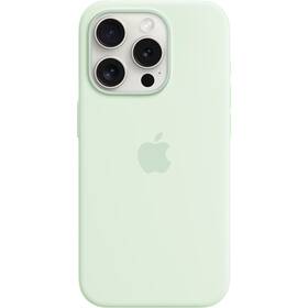 Kryt na mobil Apple iPhone 15 Pro Silicone Case s MagSafe - světle mátový (MWNL3ZM/A)