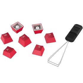 Klávesy HyperX Rubber Keycaps - (US) (519T6AA#ABA) červené