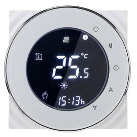 Termostat iQtech SmartLife GBLW-W, WiFi termostat pro podlahové vytápění (IQTGBLW-W) bílý