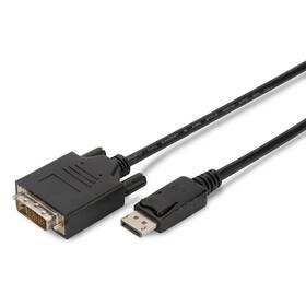 Kabel Digitus DisplayPort - DVI (24+1), 1m (AK-340301-010-S) černý