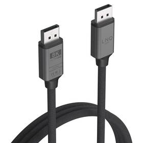 Kabel Linq byELEMENTS DisplayPort/DisplayPort, 8K/60Hz PRO, 2m (LQ48025) černý