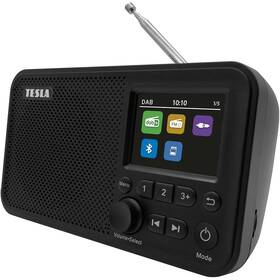 Radiopřijímač s DAB+ Tesla Sound DAB75 černý - zánovní - 24 měsíců záruka