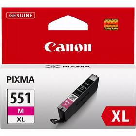 Inkoustová náplň Canon CLI-551XL M, 660 stran (6445B001) purpurová