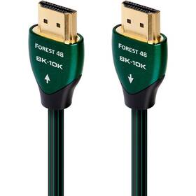 Kabel AUDIOQUEST HDMI 2.1 Forest 48, 1 m černý/zelený - zánovní - 12 měsíců záruka