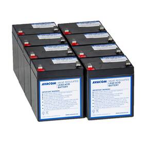 Bateriový kit Avacom pro renovaci RBC43 (8ks baterií) (AVA-RBC43-KIT)
