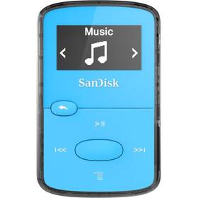 MP3 přehrávač SanDisk Clip Jam 8GB (SDMX26-008G-E46B) modrý