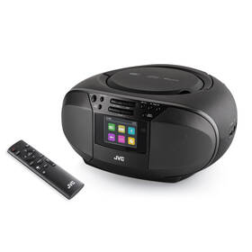 Radiopřijímač DAB+/CD JVC RD-E664B-DAB černá barva
