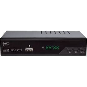 Set-top box GoSat GS240T2 černý - zánovní - 12 měsíců záruka