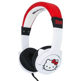 Sluchátka OTL Technologies Hello Kitty 3D Wired (HK1180) bílá/červená
