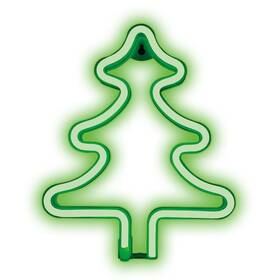 Dekorativní LED Forever neon Vánoční strom (RTV100256) zelené