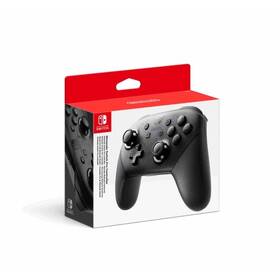 Bezdrátový ovladač Nintendo Pro Controller černá barva
