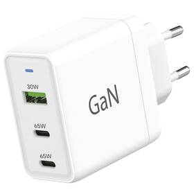 Nabíječka do sítě WG USB, 2x USB-C PD, 65W, GaN (12005)