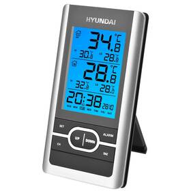 Meteorologická stanice Hyundai WS 1070 černá barva
