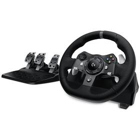 Volant Logitech G920 pro Xbox Series X|S, Xbox One, PC + pedály černá barva
