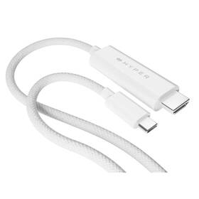 Kabel Hyper 4K USB-C / HDMI, 2,5 m bílá barva
