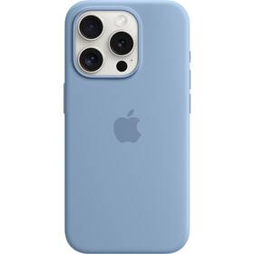 Kryt na mobil Apple Silicone Case s MagSafe pro iPhone 15 Pro - ledově modrý (MT1L3ZM/A)