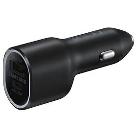Adaptér do auta Samsung USB, USB-C, 40W (EP-L4020NBEGEU) černý