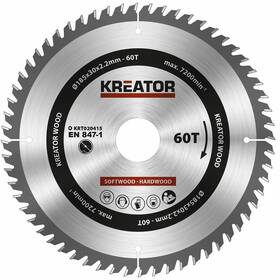 Kotouč pilový Kreator KRT020415 185mm 60T