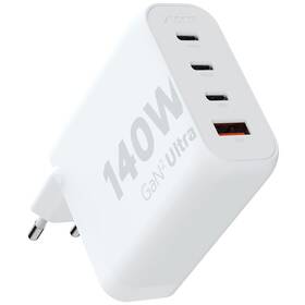 Nabíječka do sítě Xtorm GaN2 Ultra 140 W bílá barva
