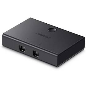 Redukce UGREEN USB 2.0 Sharing Switch 2x1 (30345) černá