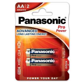 Baterie alkalická Panasonic Pro Power AA, LR06, blistr 2ks (LR6PPG/2BP)