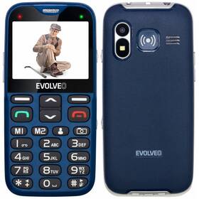 Mobilní telefon Evolveo EasyPhone XG pro seniory (EP-650-XGL) modrý