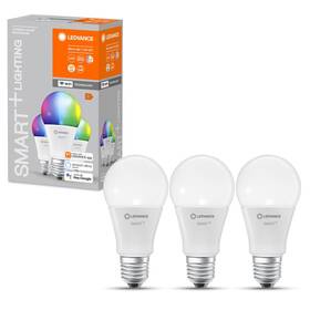 Chytrá žárovka LEDVANCE SMART+ WiFi Classic Multicolour 9W E27 3ks (4058075485754)