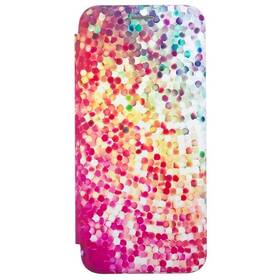 Pouzdro na mobil flipové WG 3D Evolution Glitter na Samsung Galaxy A13 4G (10526) růžové