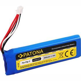 Baterie PATONA pro reproduktor JBL Flip 3 3000mAh 3,7V Li-Pol GSP872693 (PT6511) modrá