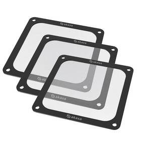 Prachový filtr AKASA 140mm Strong Magnetic PC Fan Filter (3-pack) 
